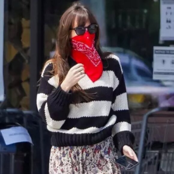 NWT RTA Griffith Oversized Striped Cotton-blend Sweater In Black - Picture 4 of 14